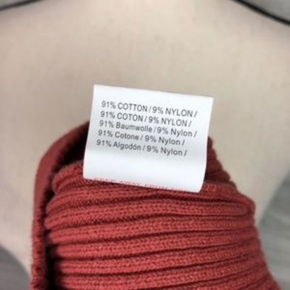 Glamorous Ribbed Knit Dress in Rust Color - SOLD - Picture 3 of 5